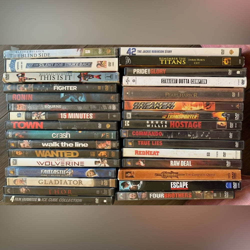 Lot of 31 DVD’s